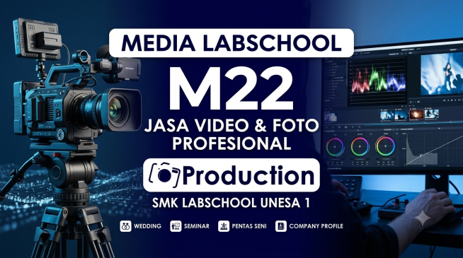 M22 Production: Unit Produksi DKV SMK Labschool Unesa 1 yang Siap Ambil Peran di Berbagai Event