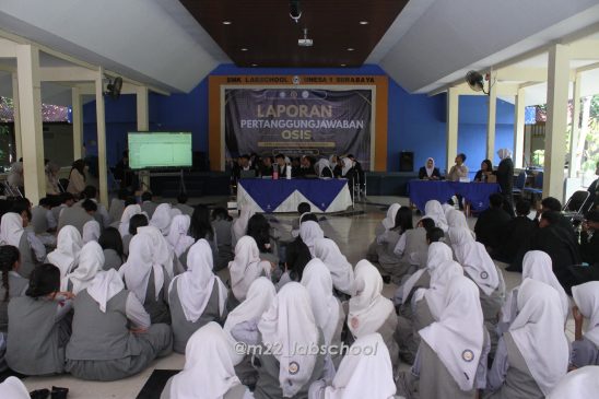 Laporan Pertanggung Jawaban OSIS SMK LABSCHOOL UNESA 1 Surabaya Periode 2025-2026